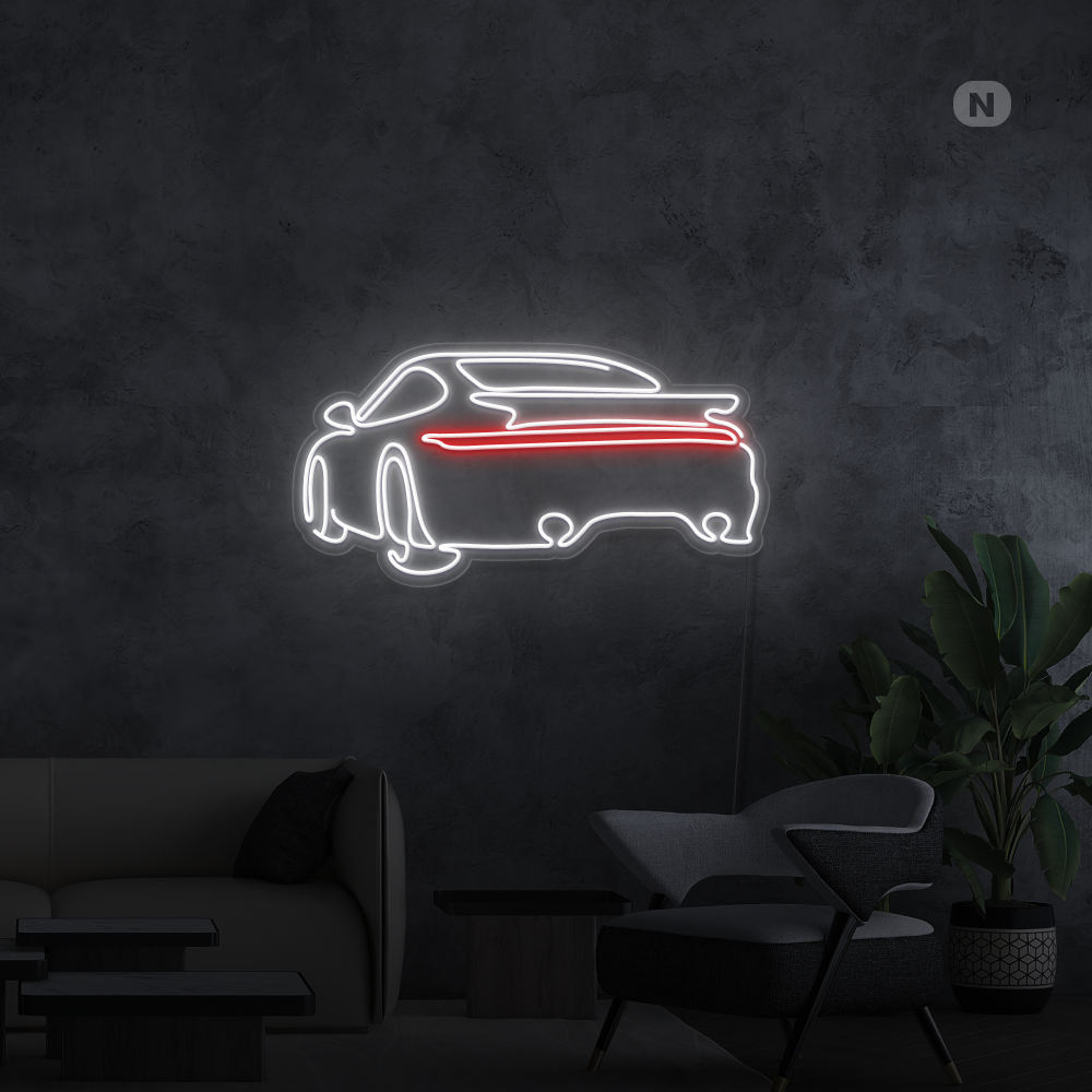 Neonskilt Bil
