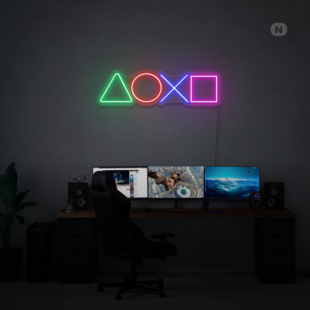 Neonskilt Playstation