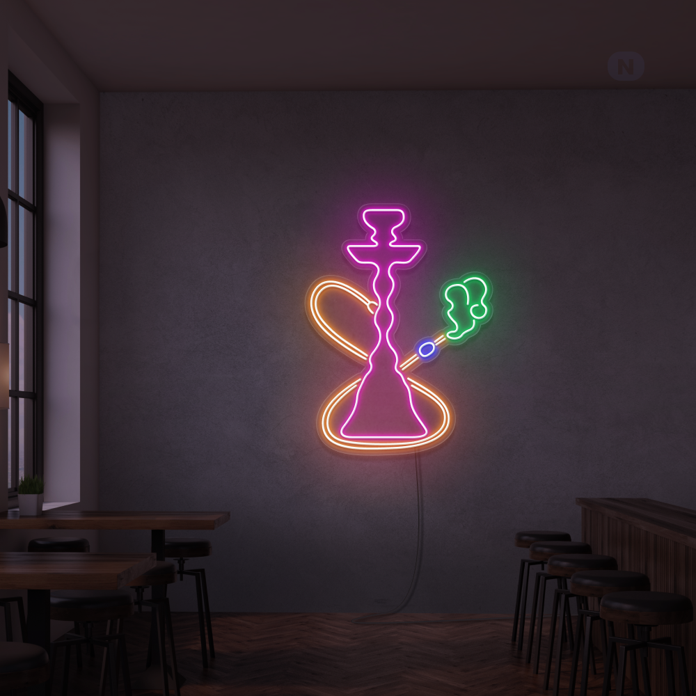 Neonskilt Water pipe