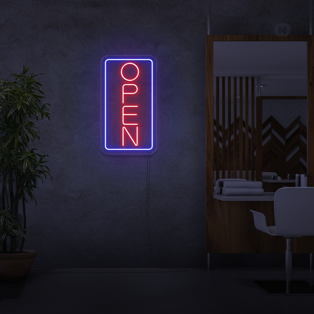 Neonskilt Open