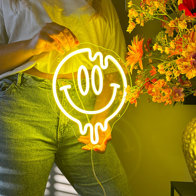 Neonskilt Smiley