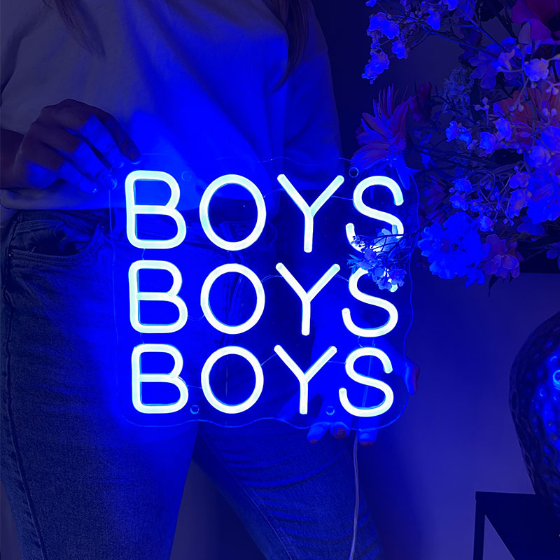 Neonskilt Boys Boys Boys