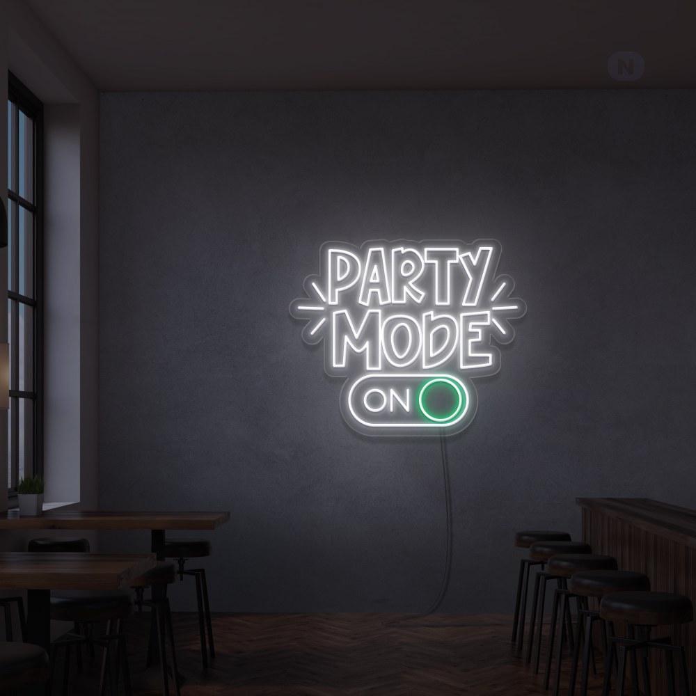 Neonskilt Party Mode