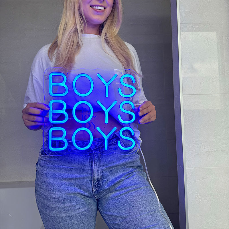 Neonskilt Boys Boys Boys
