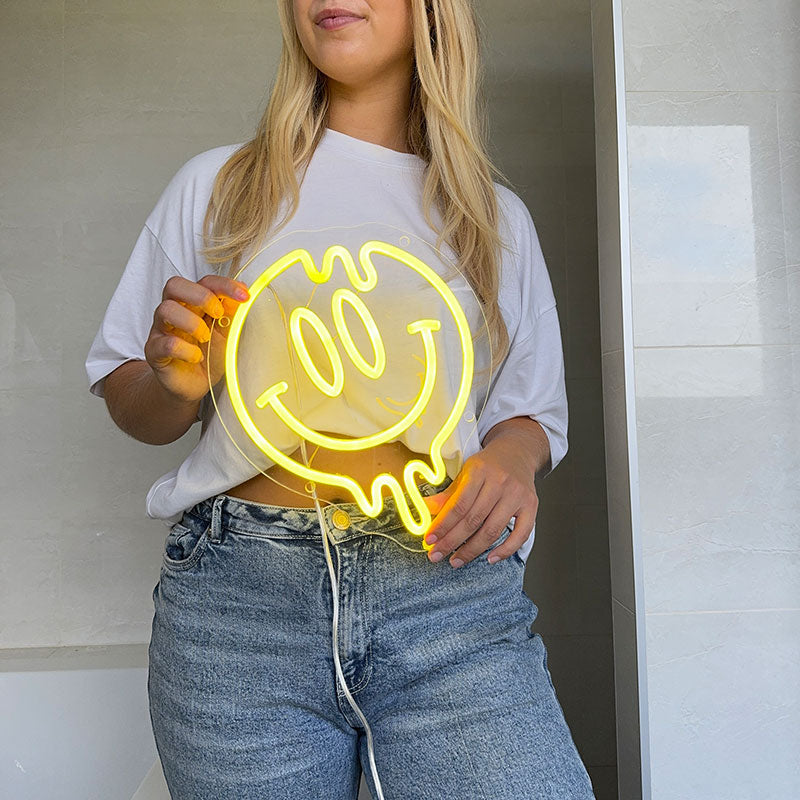 Neonskilt Smiley