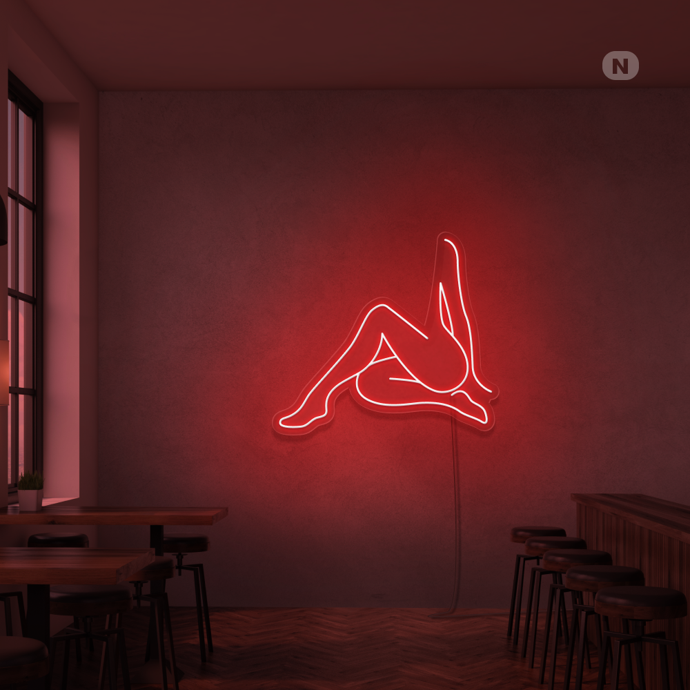 Neonskilt Sexet pige