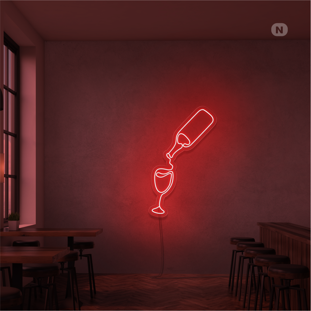 Neonskilt Vinelsker