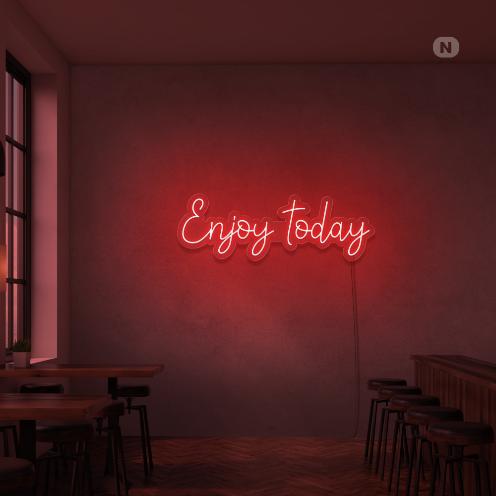 Neon Verlichting Enjoy today