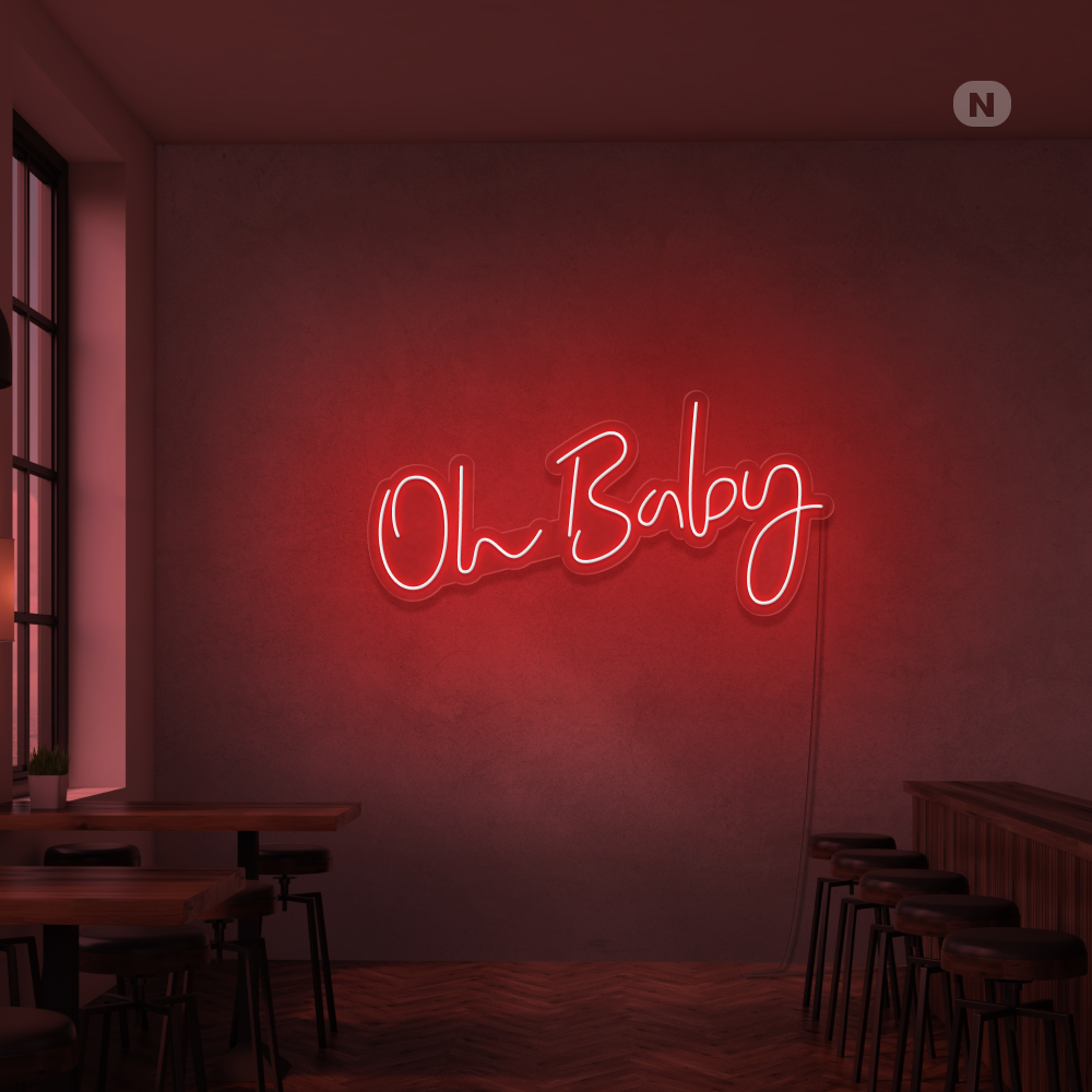 Neonskilt Oh Baby