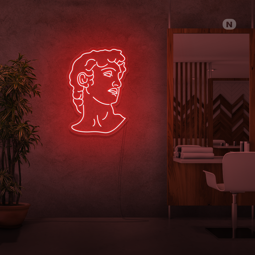 Neon Verlichting Michelangelo's David