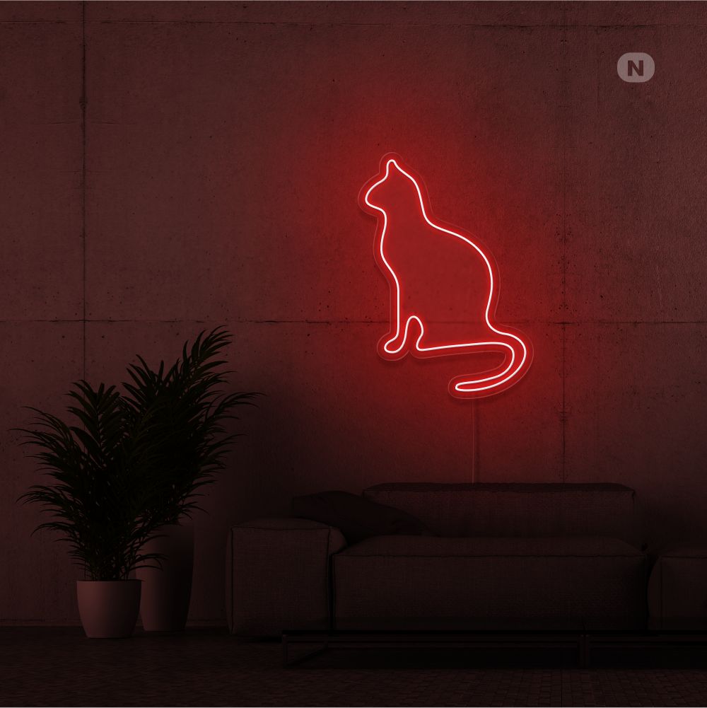 Neonskilt Kat