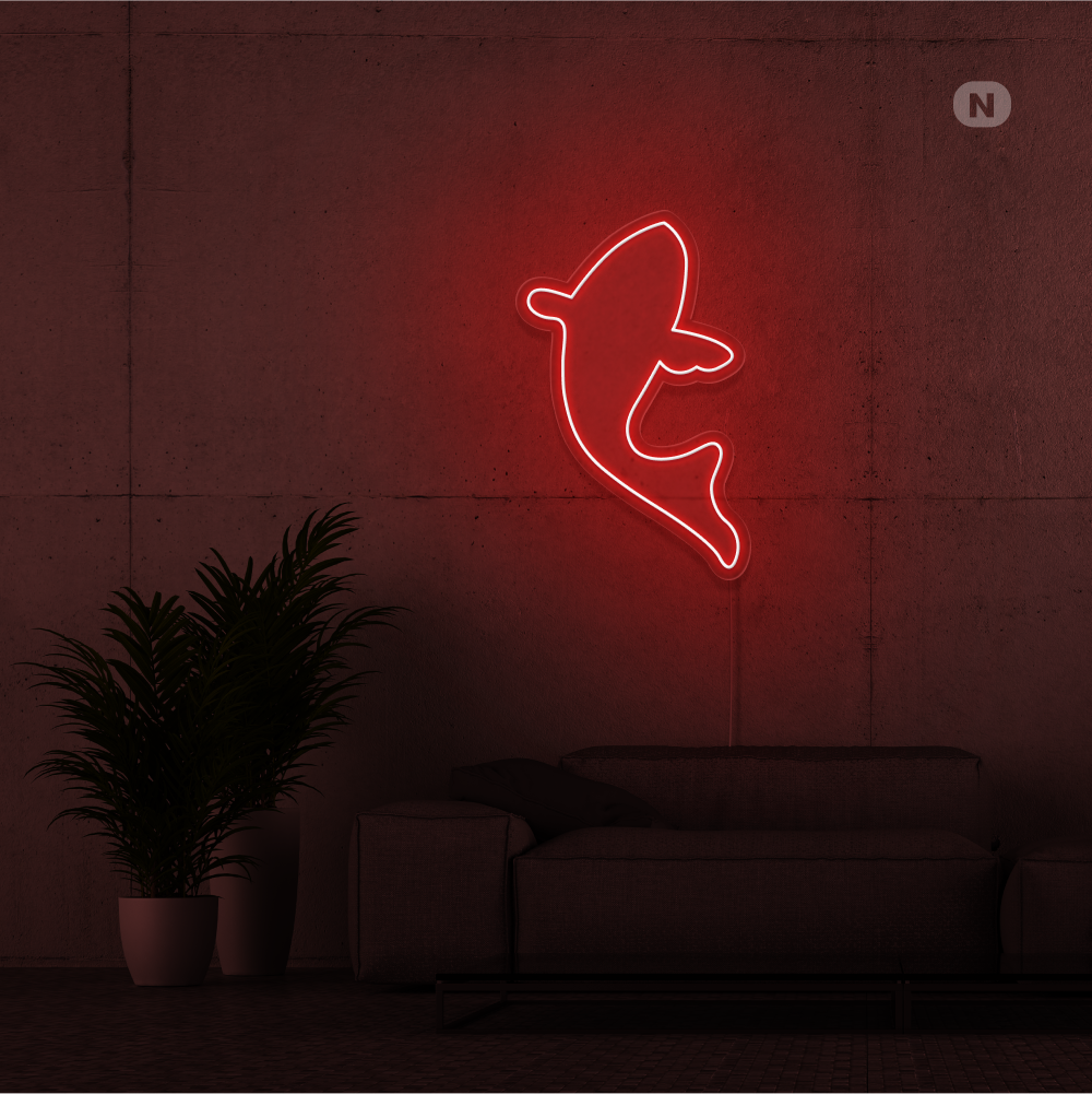 Neonskilt Fisk
