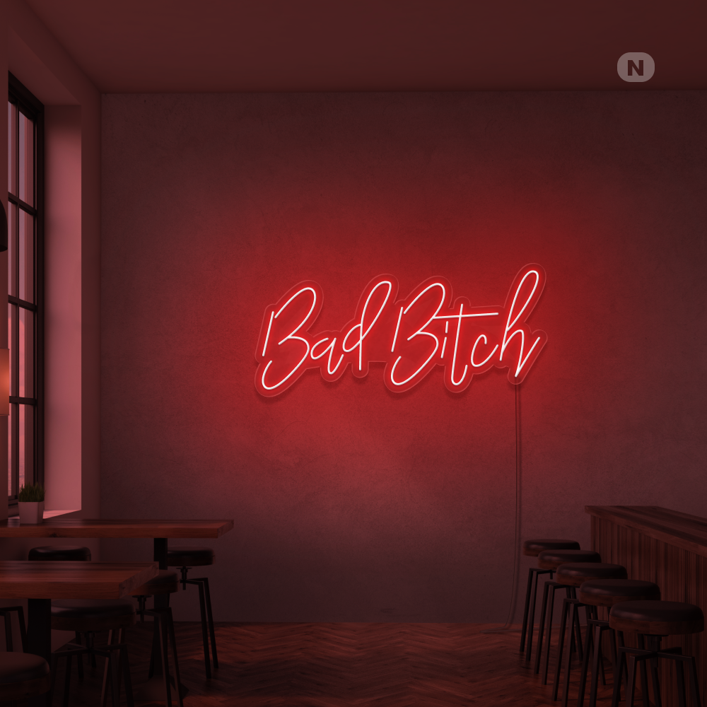 Neonskilt Bad Bitch