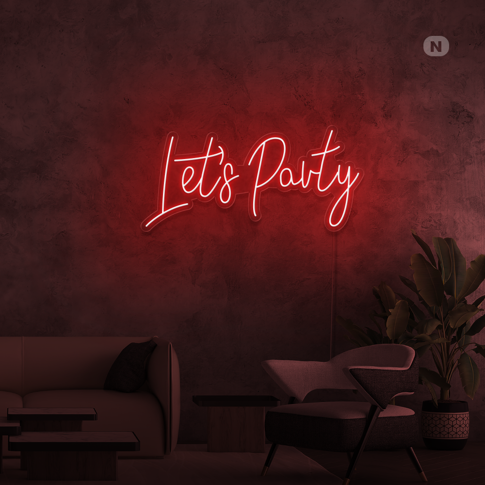 Neon Verlichting Let's Party