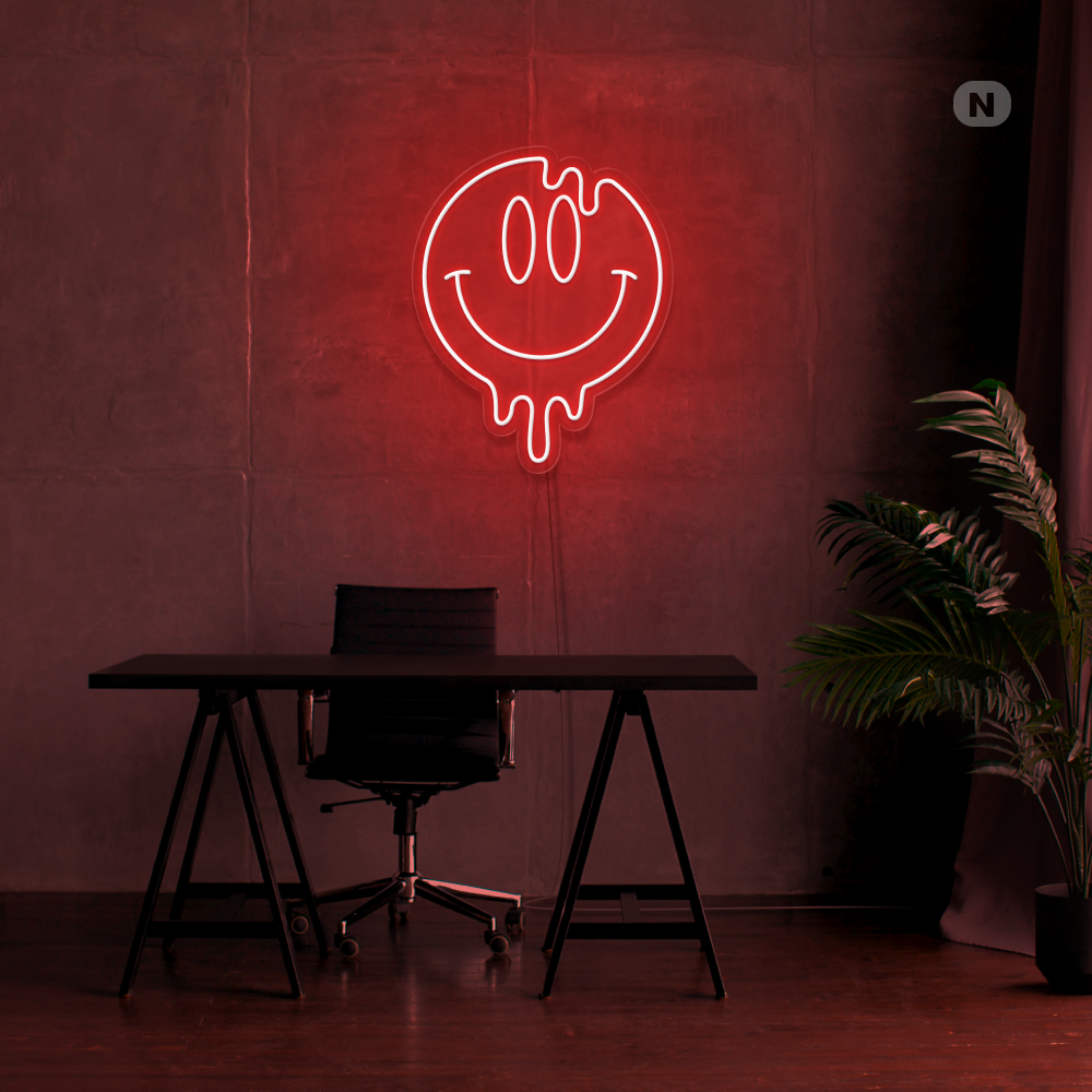 Neonskilt Smiley