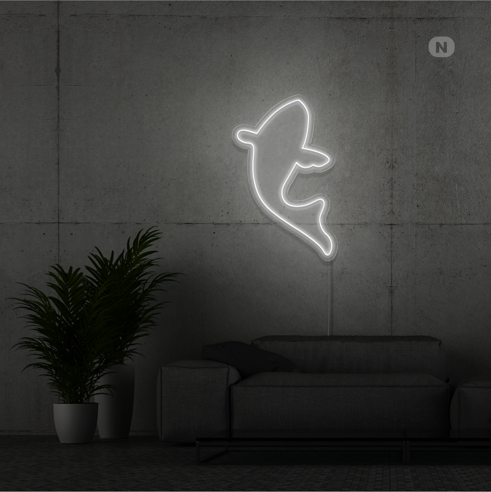 Neonskilt Fisk