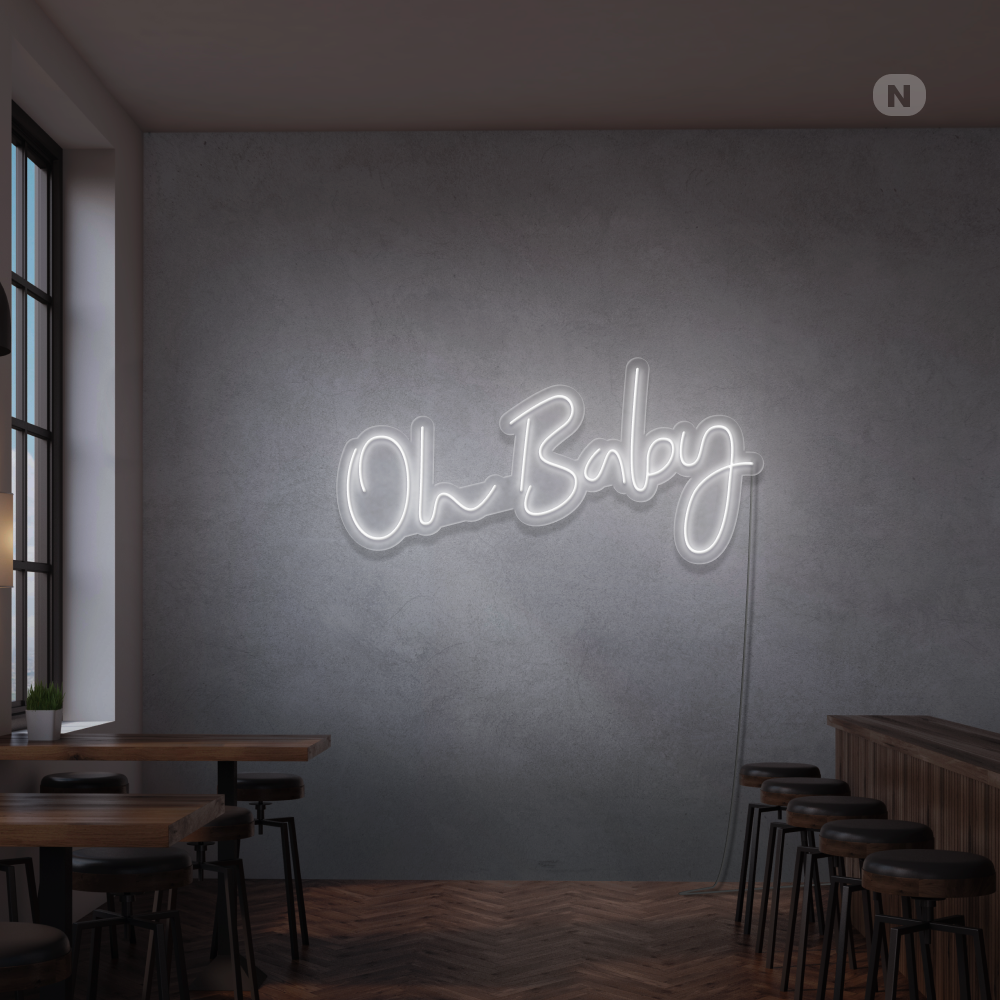 Neonskilt Oh Baby