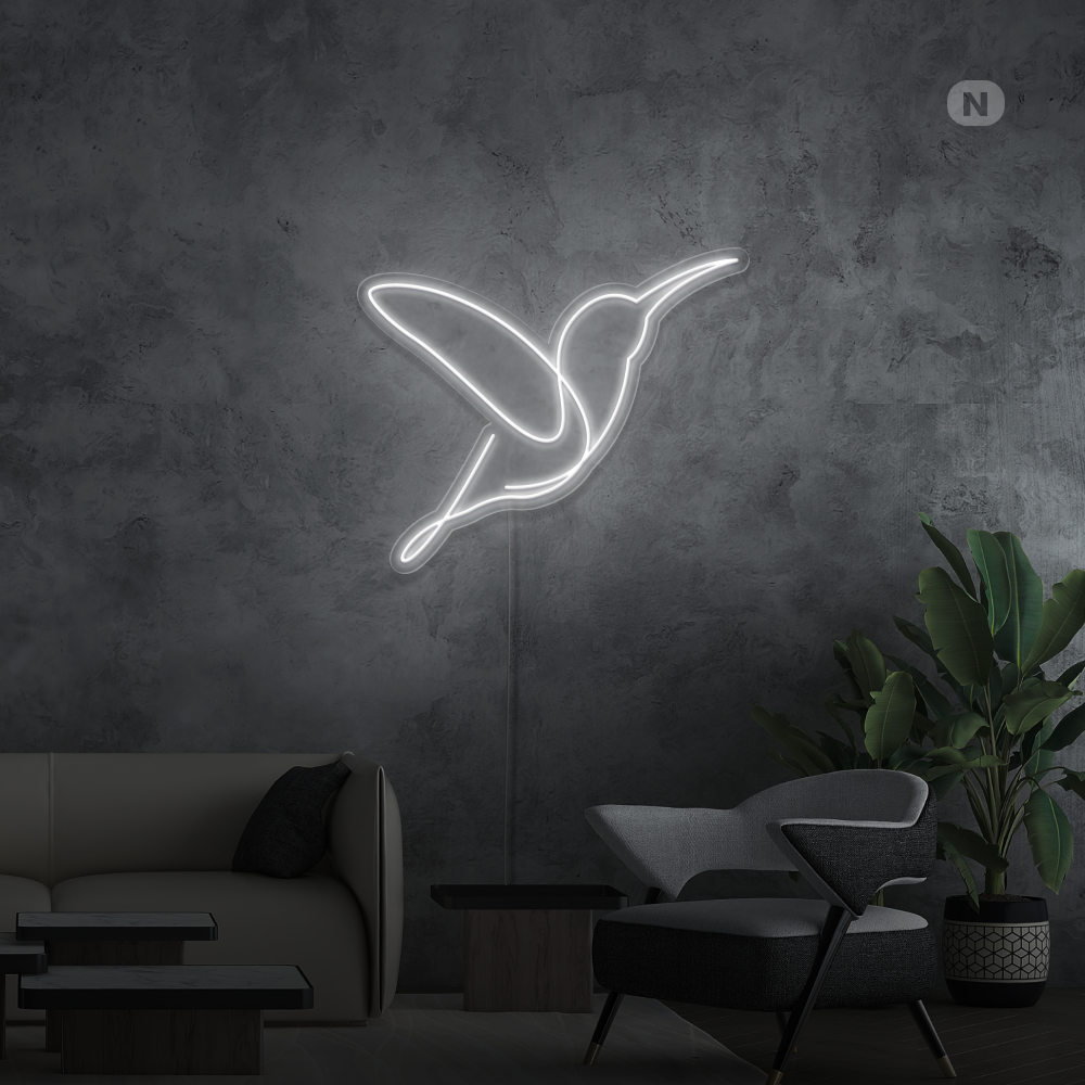 Neonskilt Kunstnerisk fugl