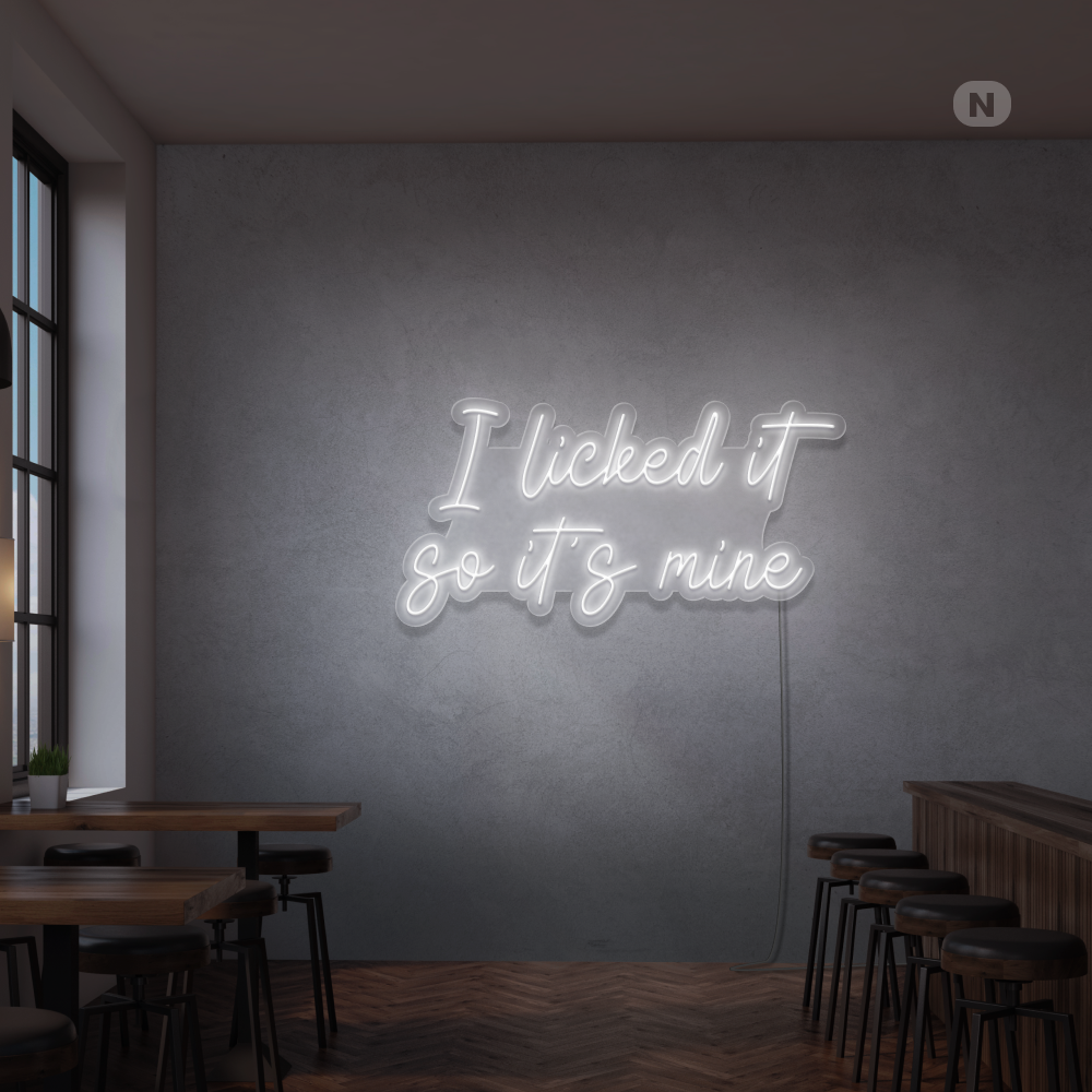 Neonskilt I Liked it so its mine