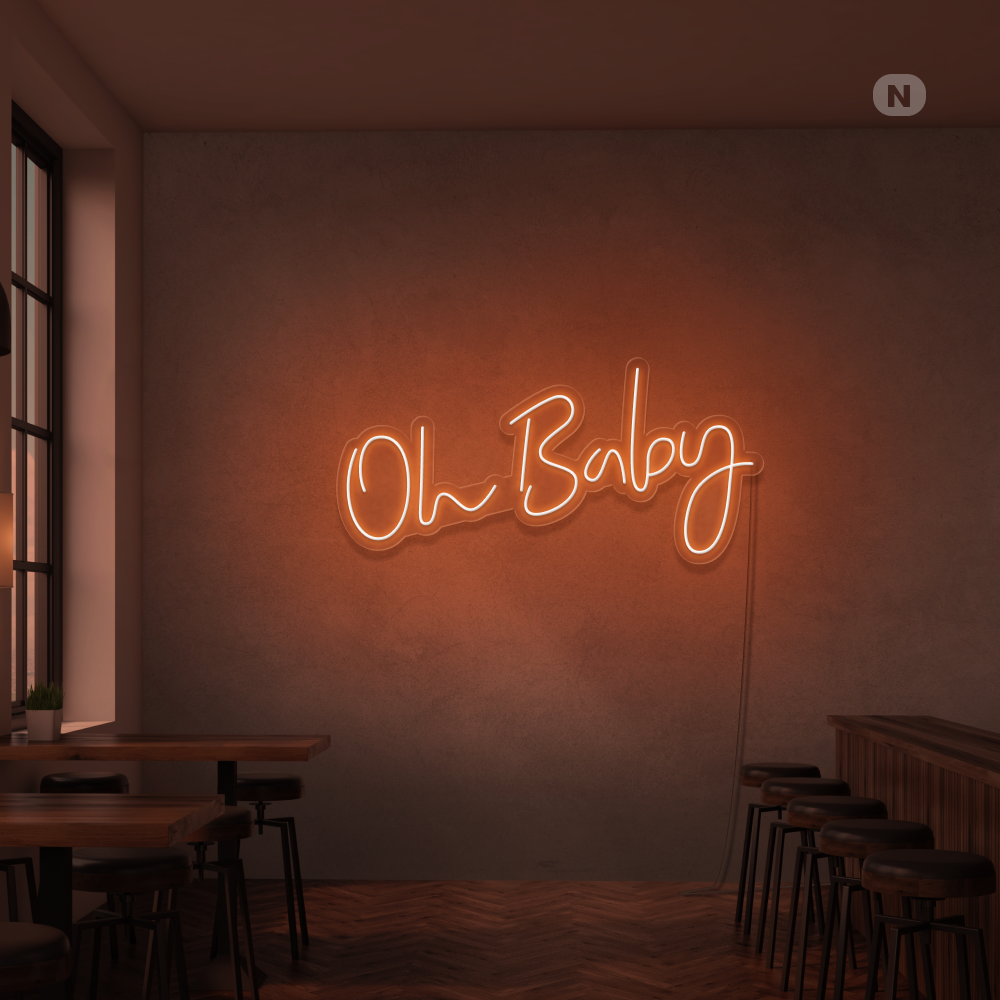 Neonskilt Oh Baby