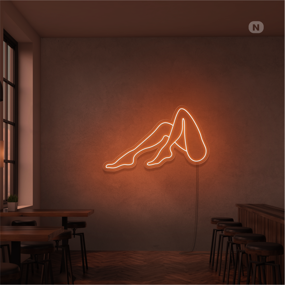 Neonskilt Kvinders ben