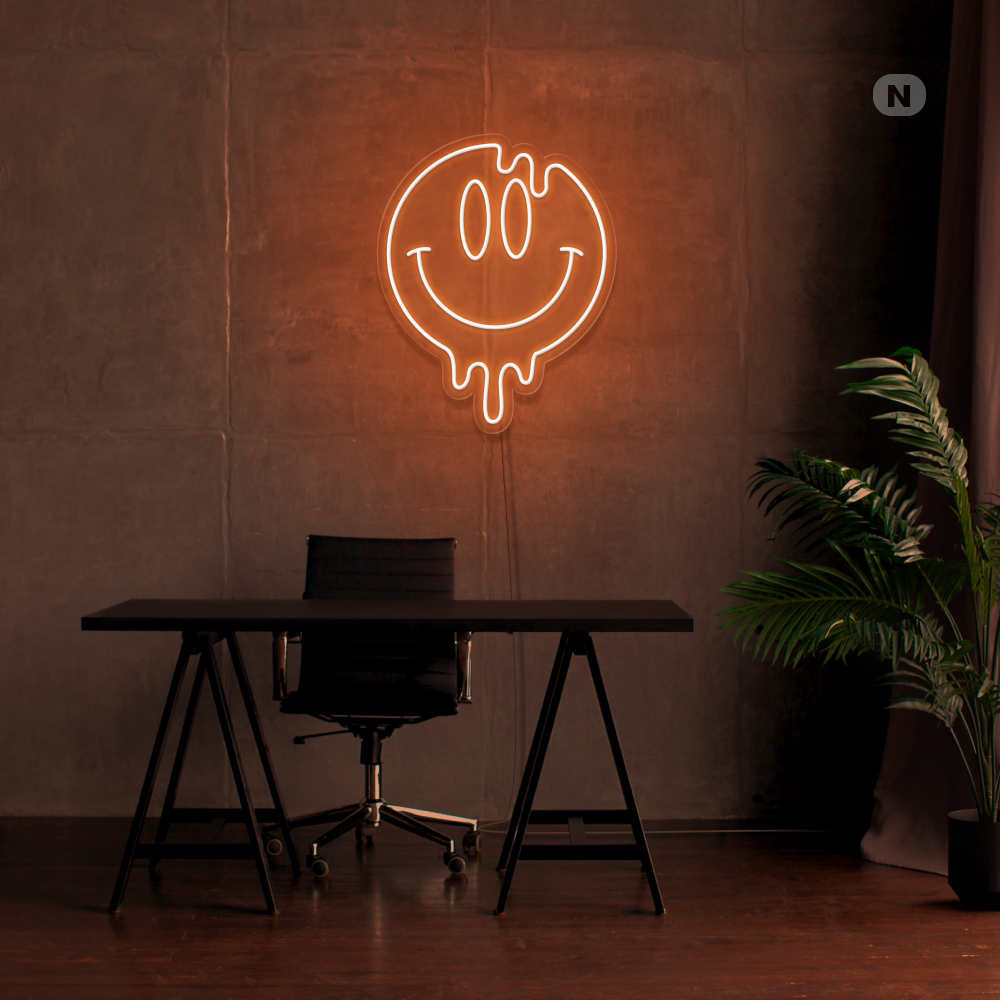 Neonskilt Smiley