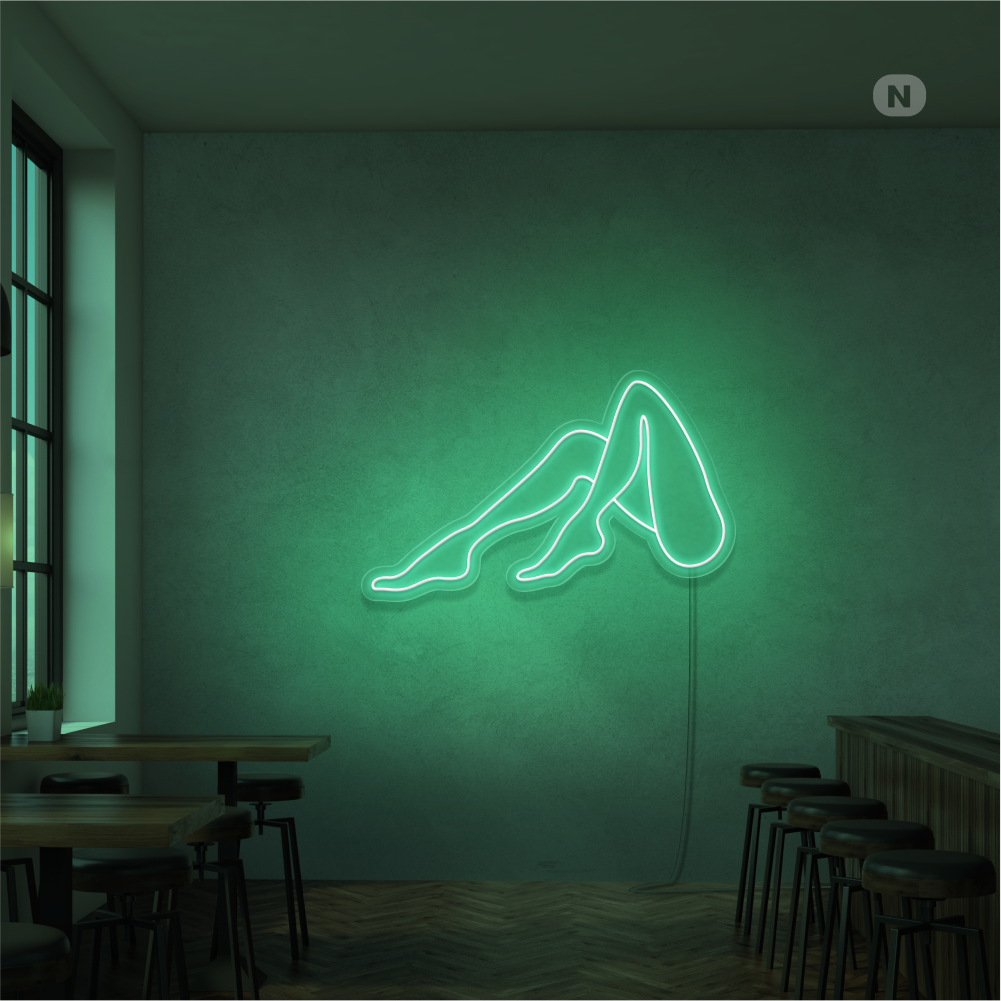 Neonskilt Kvinders ben