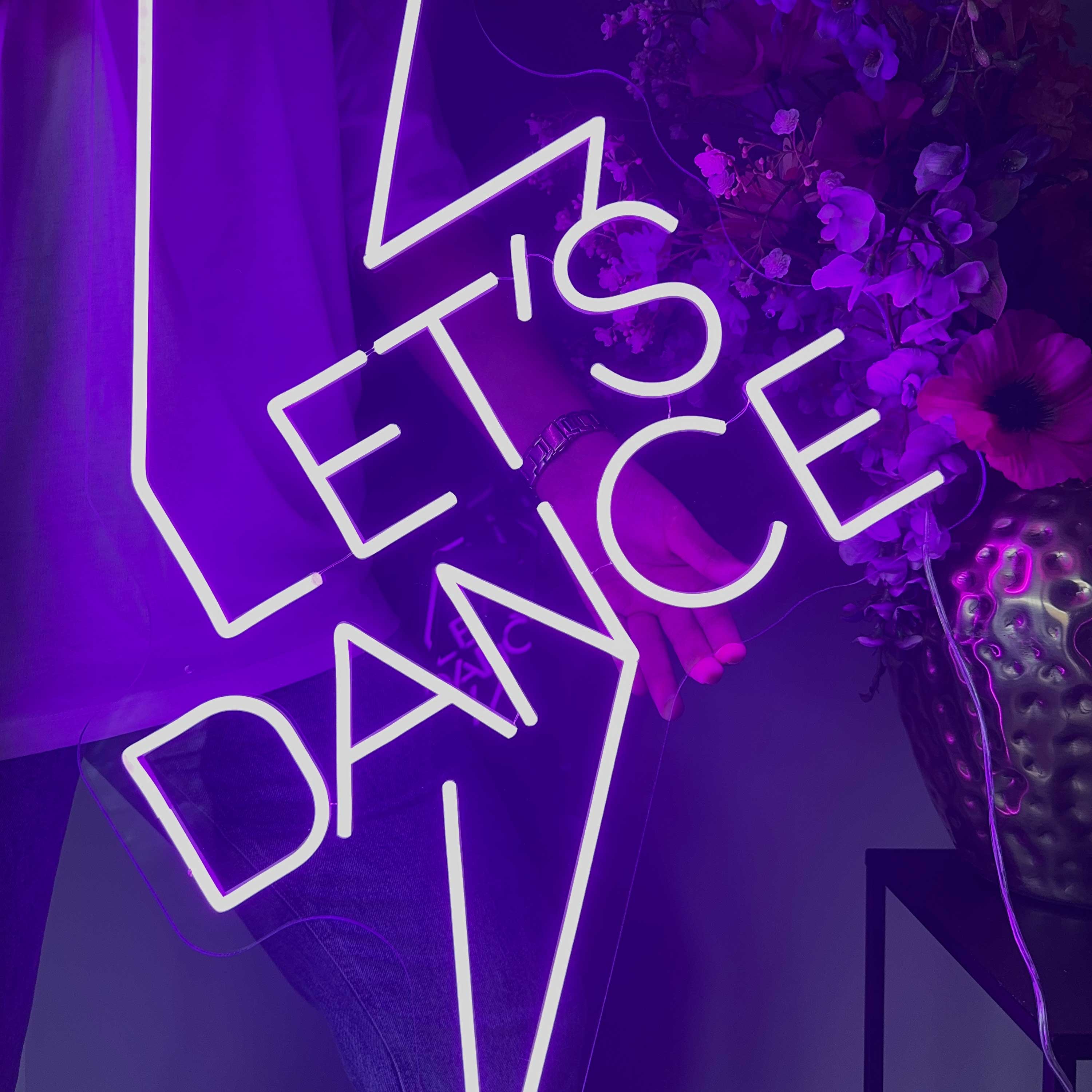Neonskilt Let's Dance