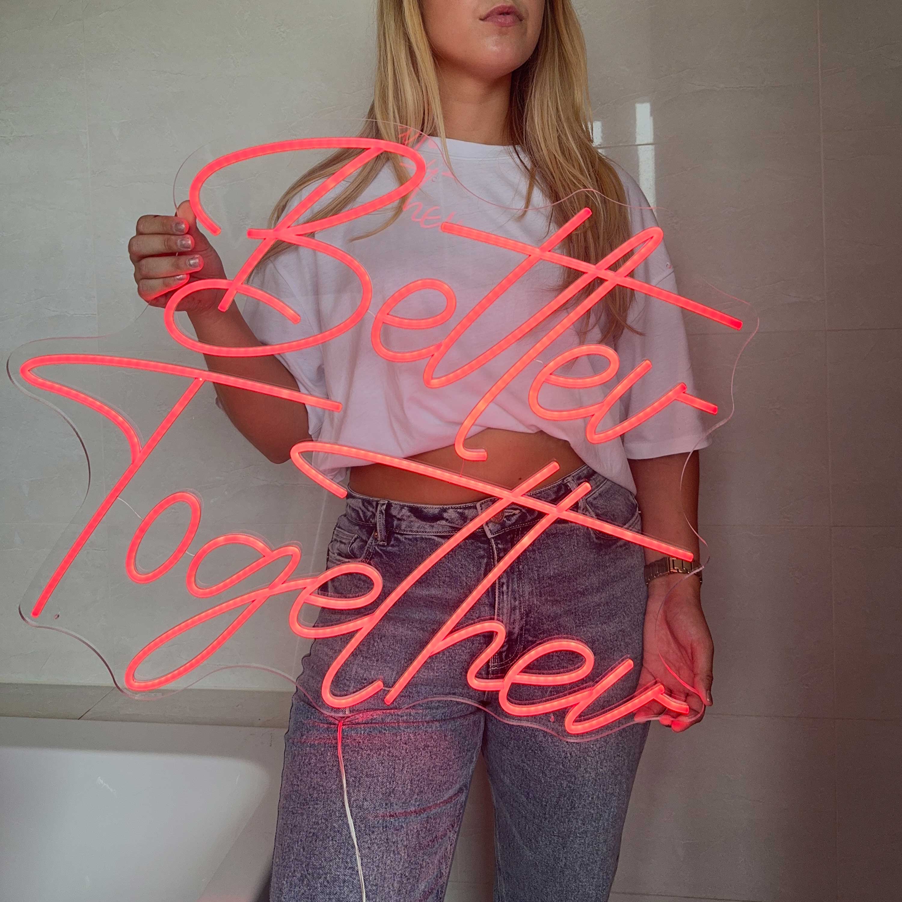 Neonskilt Better Together