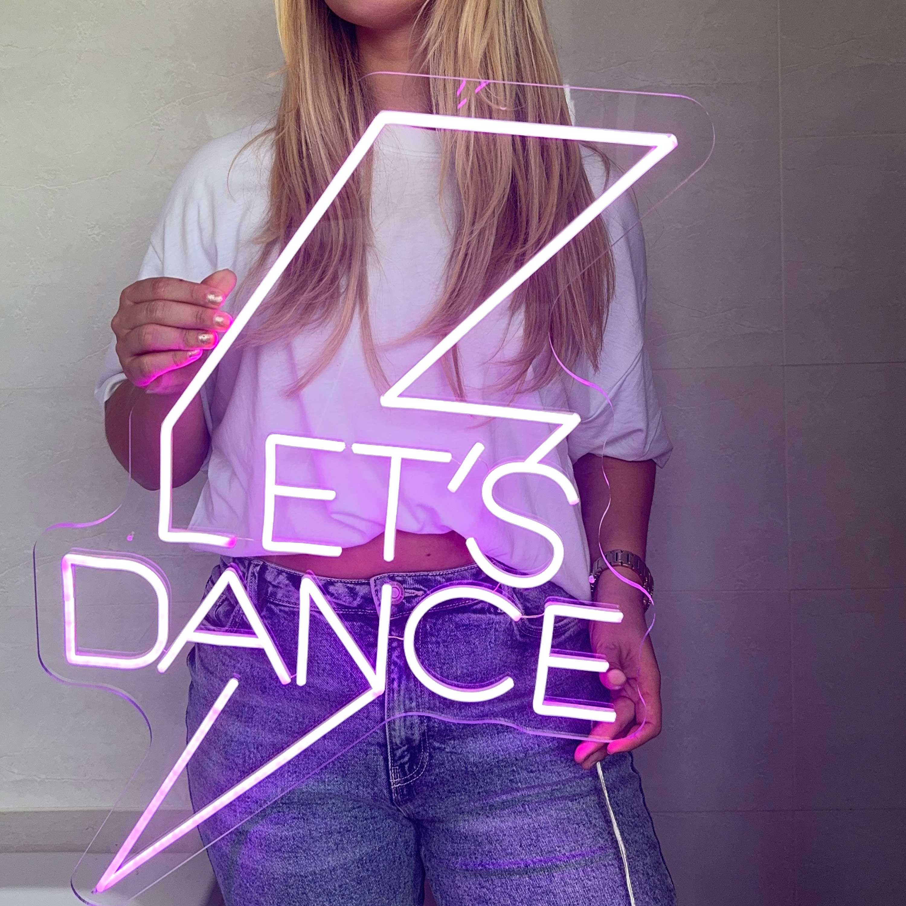 Neonskilt Let's Dance