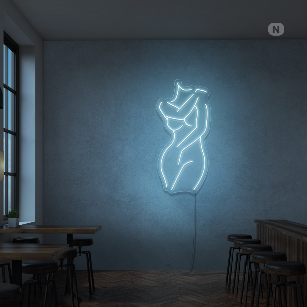 Neonskilt Sexet pige