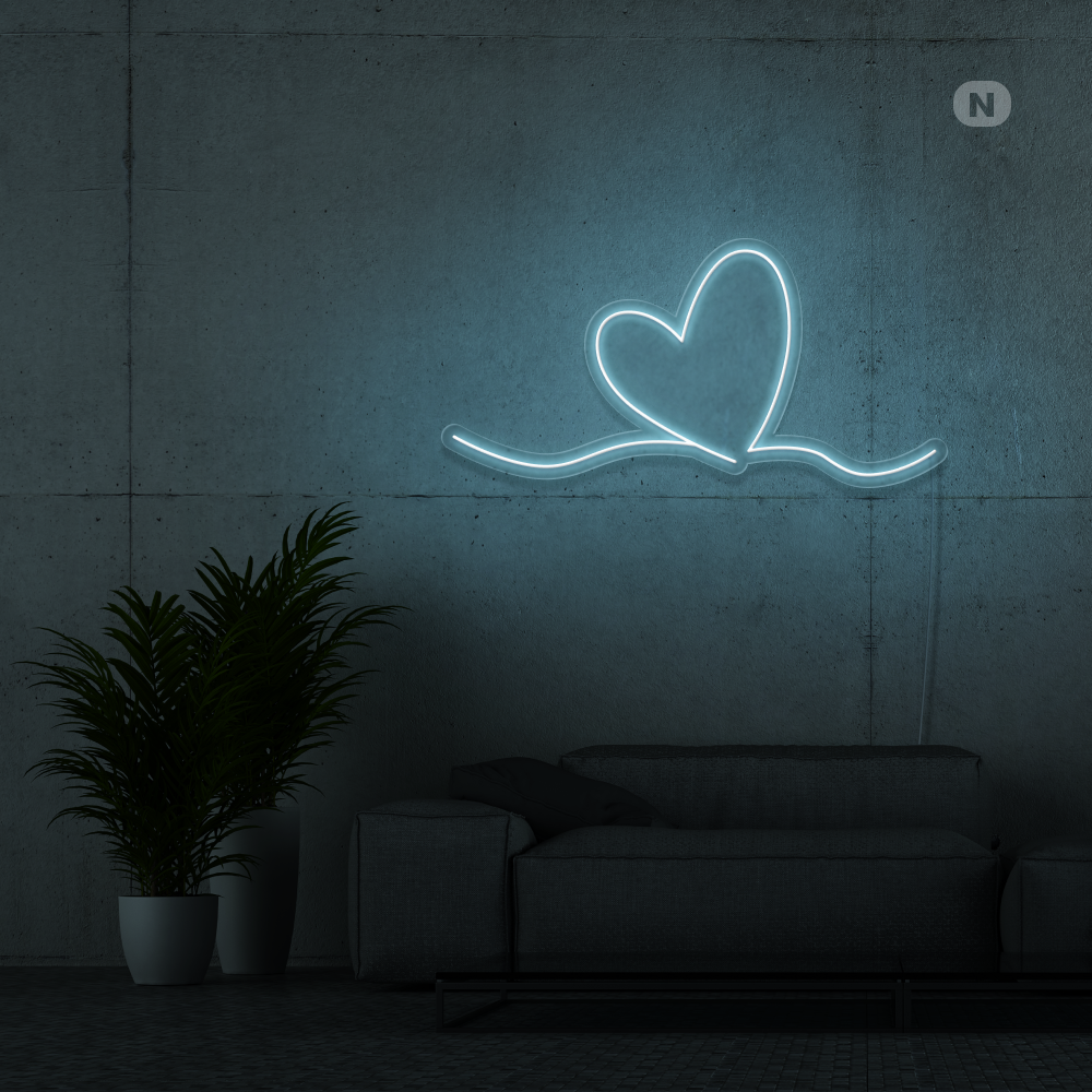 Neonskilt Kærlighed faktisk
