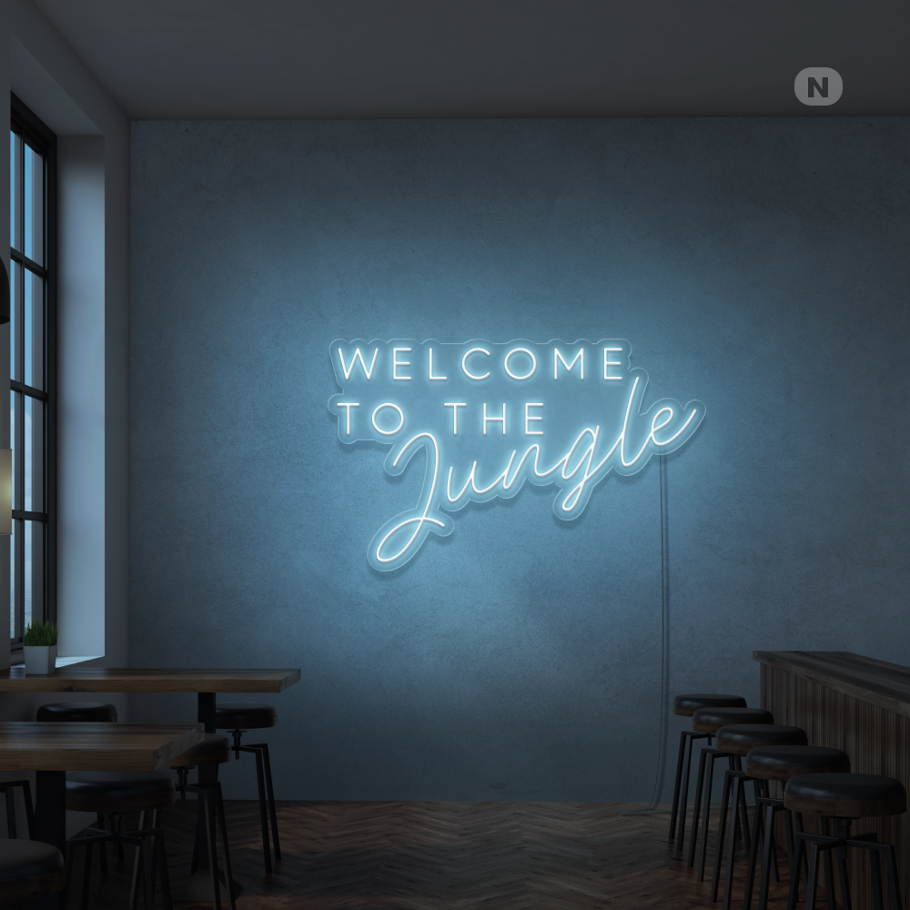 Neonskilt Welcome to the Jungle