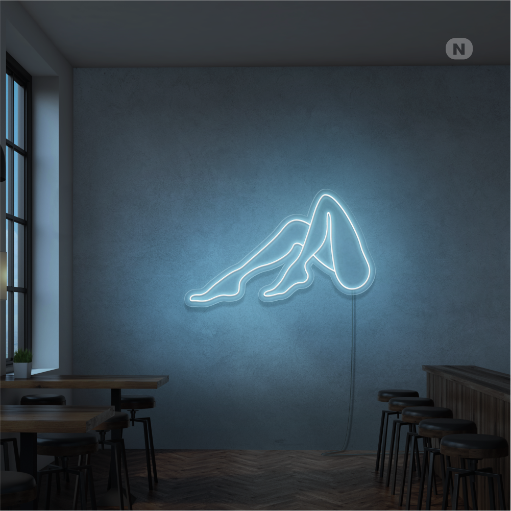 Neonskilt Kvinders ben