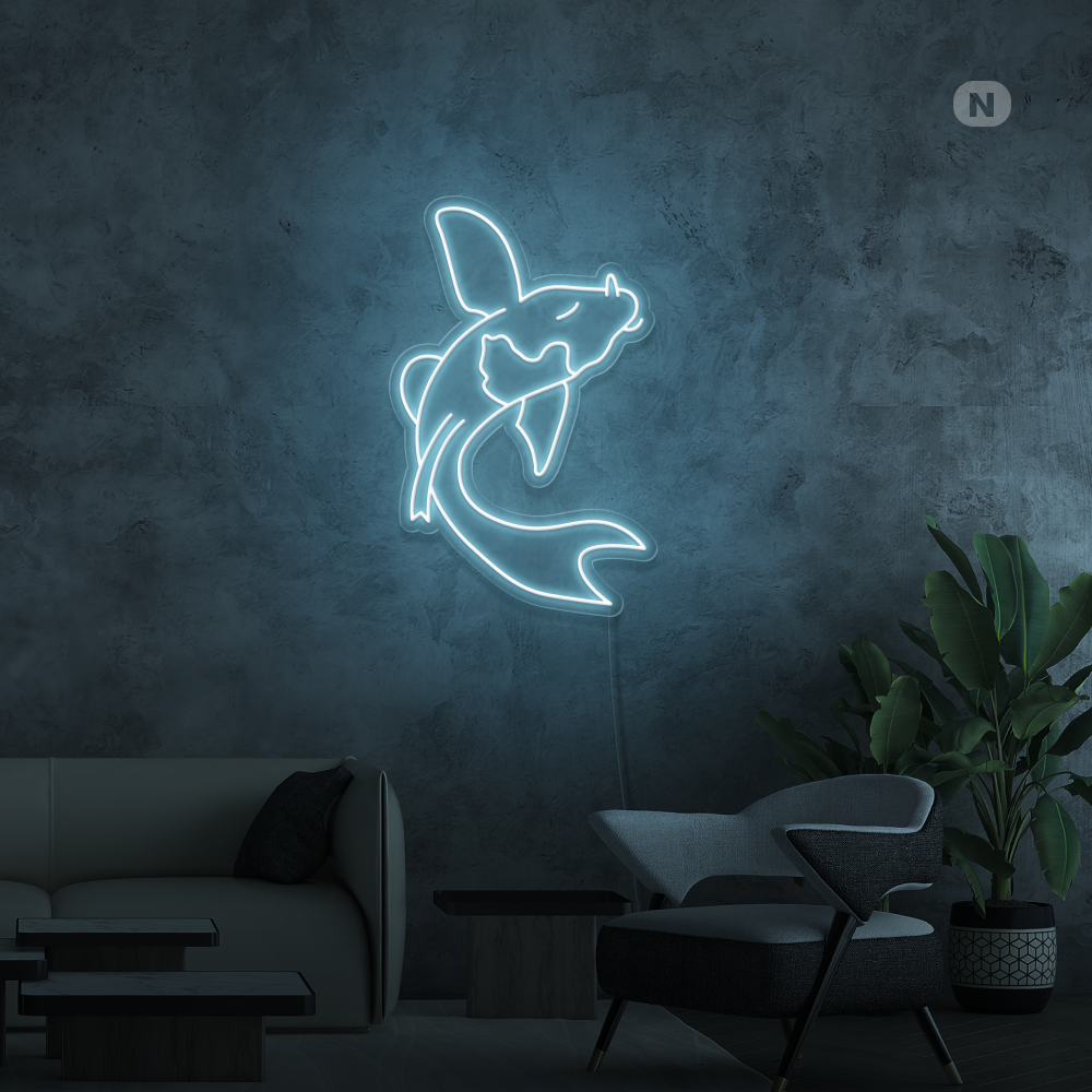 Neonskilt Fisk