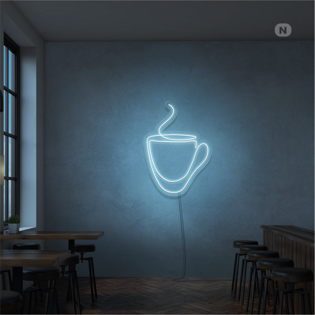 Neon Verlichting Koffiemok