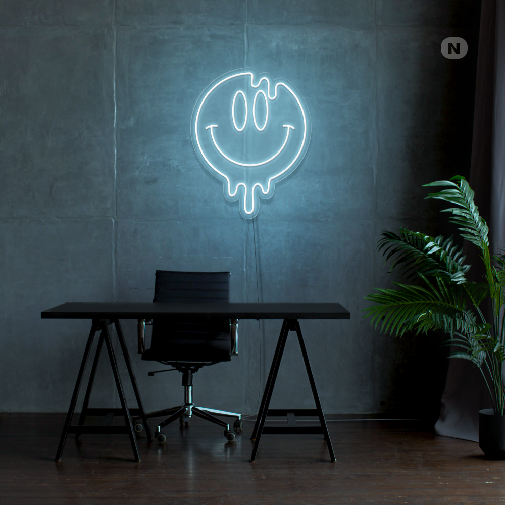Neonskilt Smiley