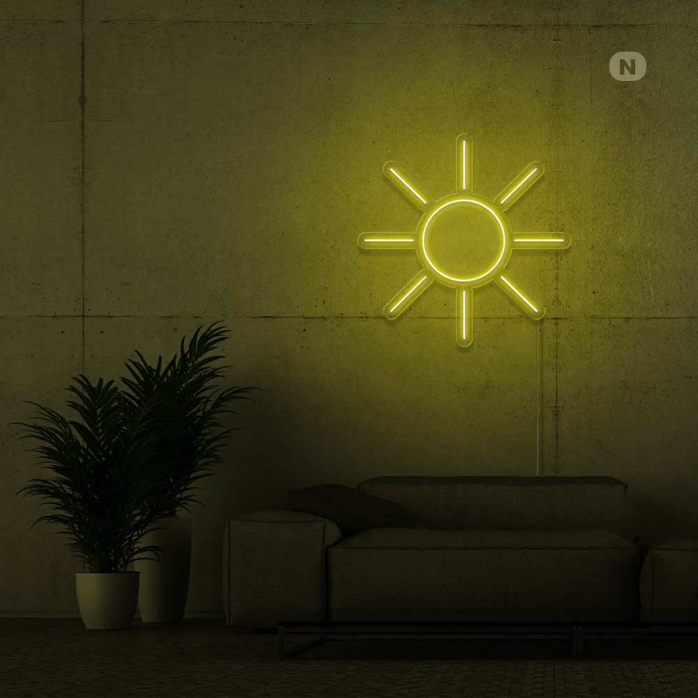 Neonskilt Solen