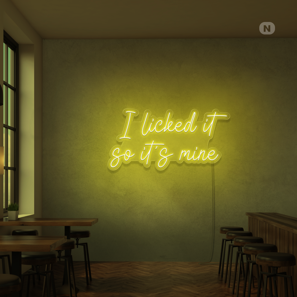 Neonskilt I Liked it so its mine