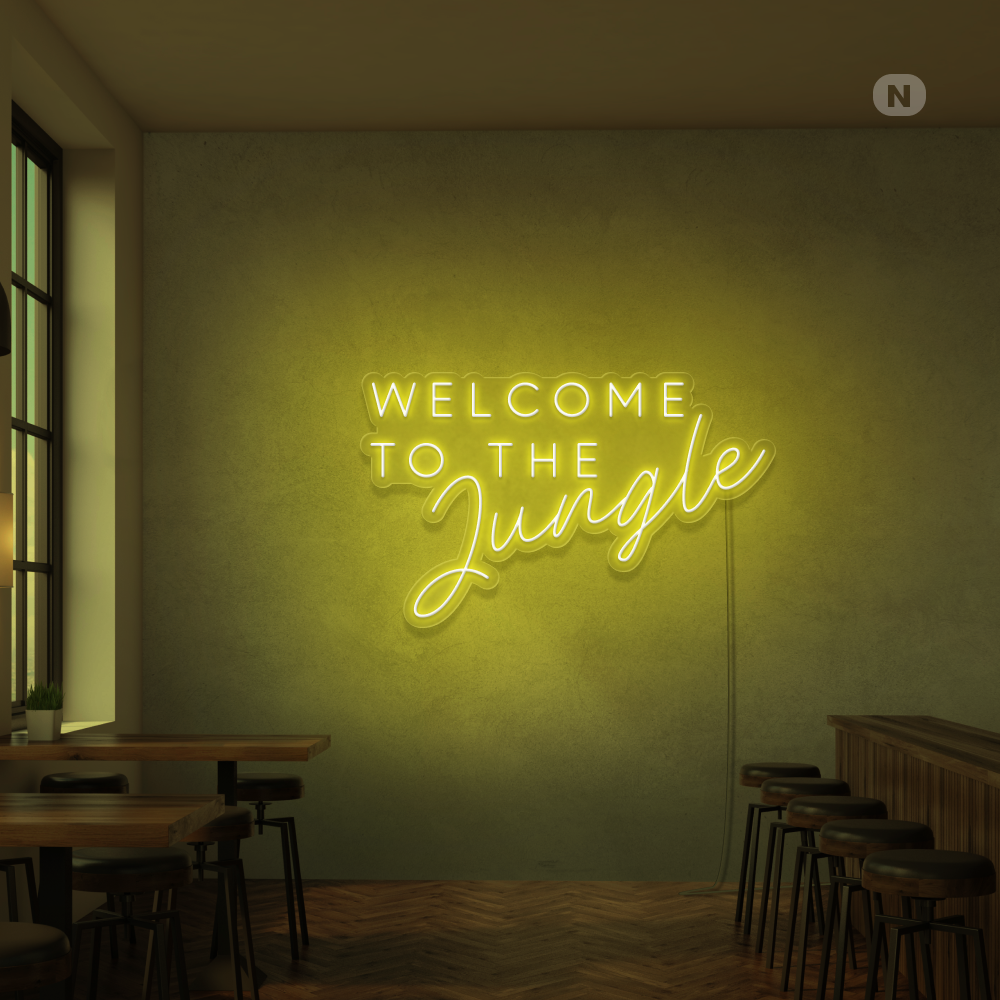 Neonskilt Welcome to the Jungle