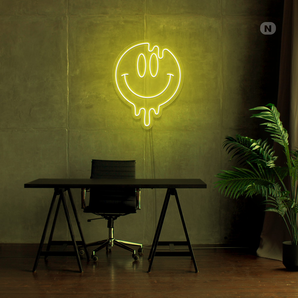 Neonskilt Smiley