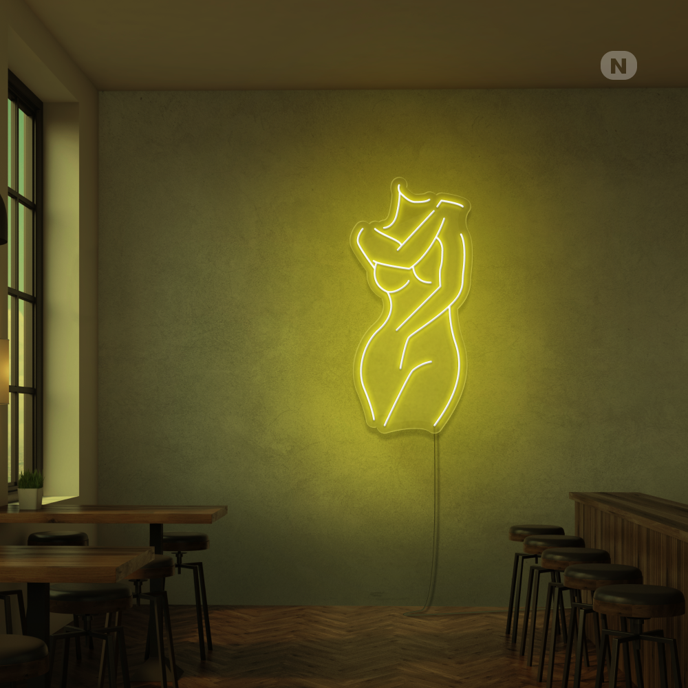 Neonskilt Sexet pige