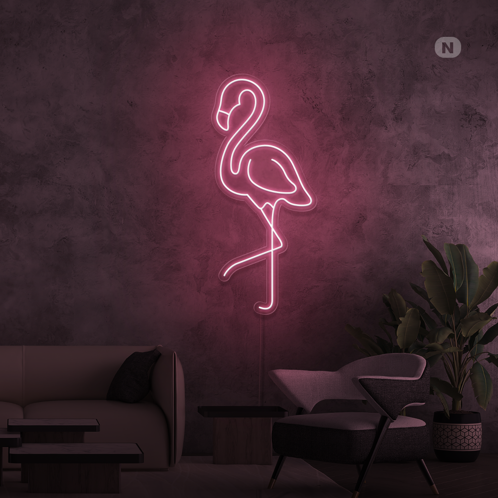 Neonskilt Flamingo