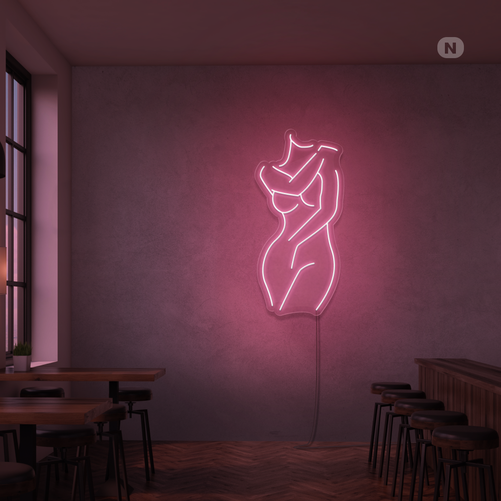 Neonskilt Sexet pige