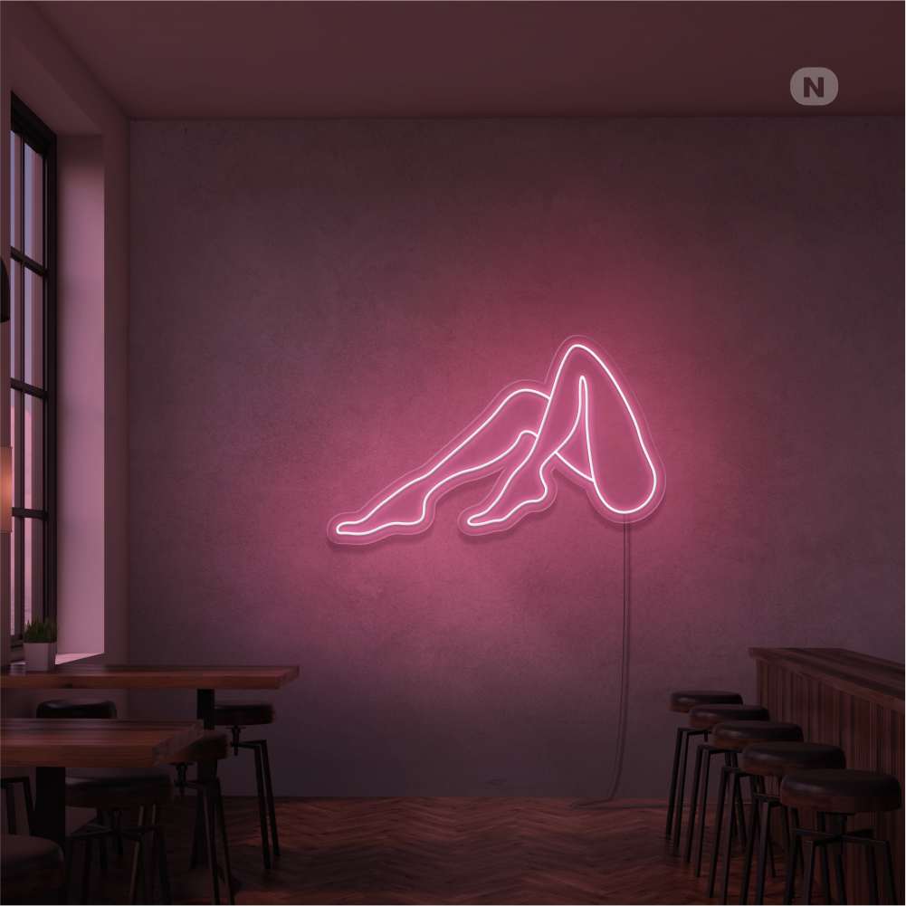 Neonskilt Kvinders ben