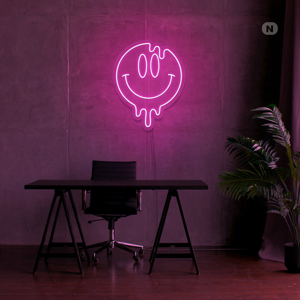 Neonskilt Smiley