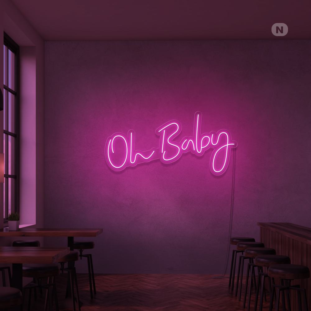 Neonskilt Oh Baby
