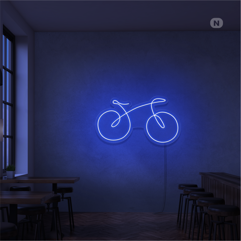 Neonskilt cykel