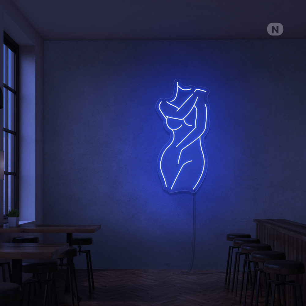 Neonskilt Sexet pige