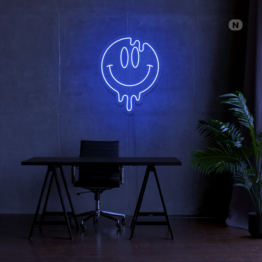 Neonskilt Smiley